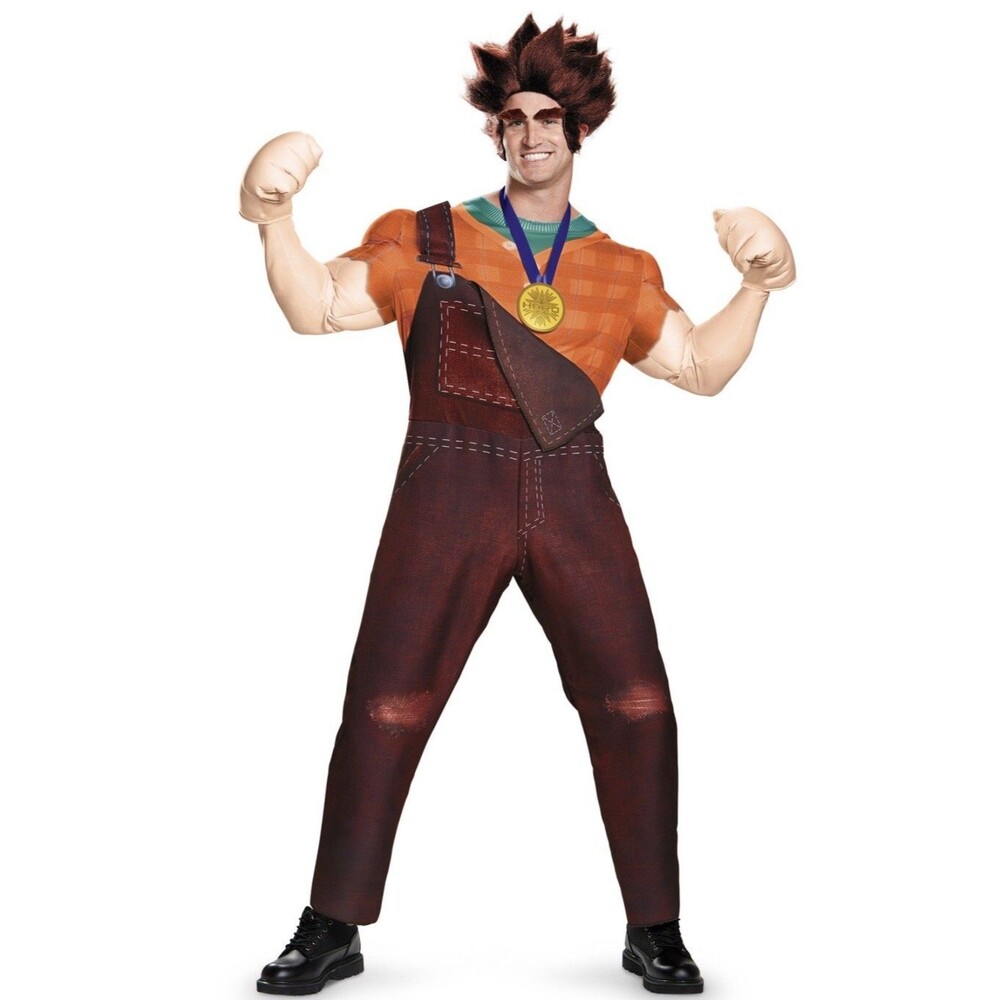 Wreck-It Ralph Ralph Breaks the Internet Deluxe Adult Muscle Costume Size XXL